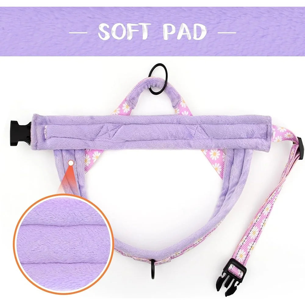 No Pull Dog Harness Soft Padded Easy Walk Adjustable Reflective Quick Release Buckle Comfortable Pet Harness for Training and Outdoor Use