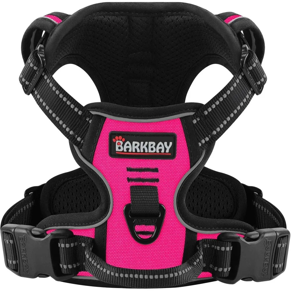 No Pull Dog Harness Adjustable Reflective Pet Vest for Outdoor Activities Breathable Oxford Material Easy Control for Small Dogs
