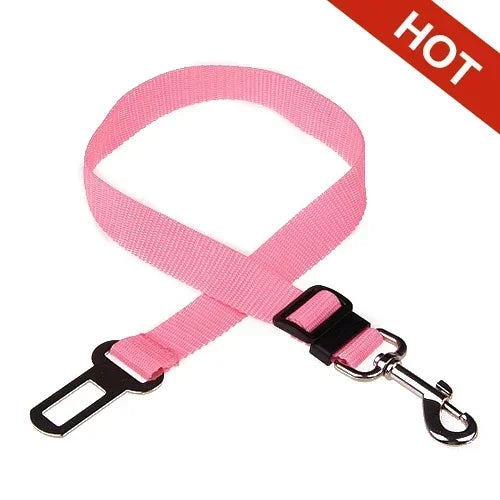 Adjustable Dog Car Seat Belt Harness Clip Safety Lever Vehicle For Cats Pets All Seasons