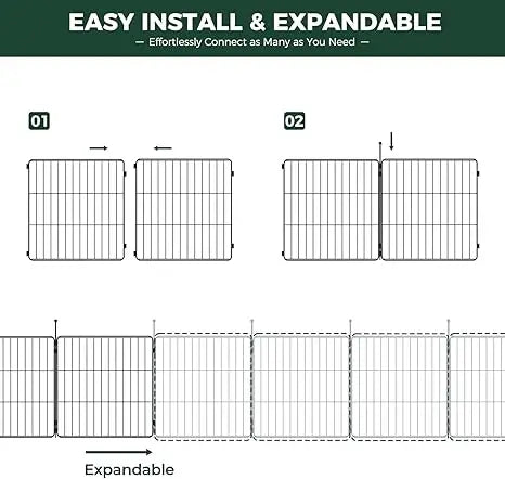 MiniPaws Unleashed Dog Playpen For Yard And RV Camping