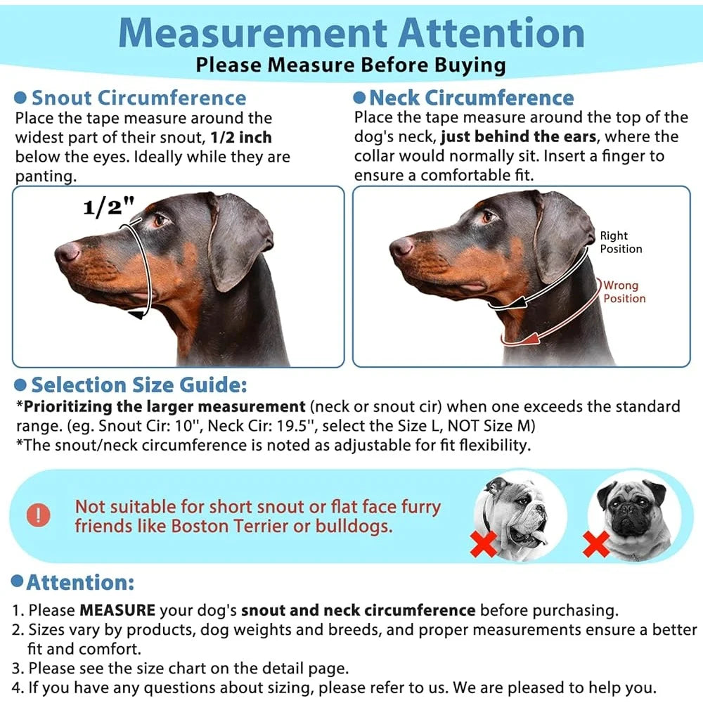 Soft Dog Head Collar No Pull Adjustable Training Halter Padded Safety Nose Leash Reflective Durable Head Harness for Medium Large Dogs