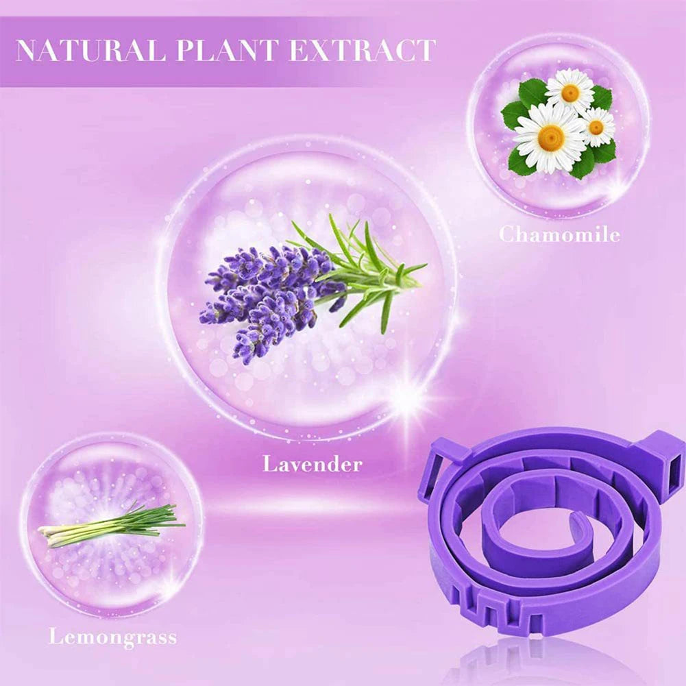 3 Pieces Pack Portable Pet Dog Calming Collars Long Lasting Stress Anxiety Relief Neck Accessories