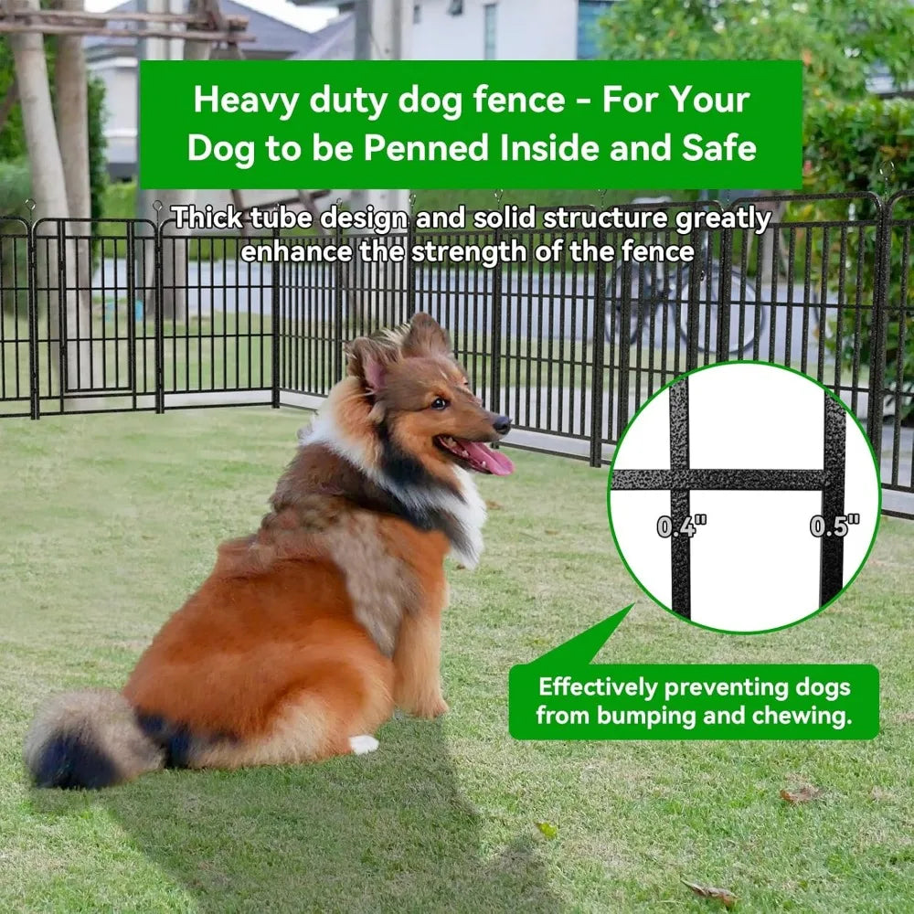 Outdoor Dog Playpen 12 Panels Heavy Duty Fence 40 Inch