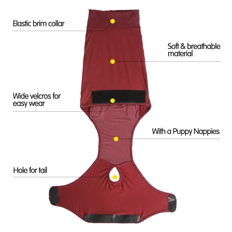 Recovery Suit For Dogs Cats After Surgery Prevent Licking