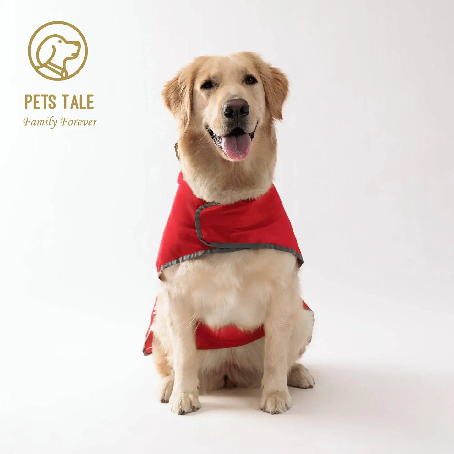 All Weather Dog Raincoat Dual Sided Waterproof Coat Velcro