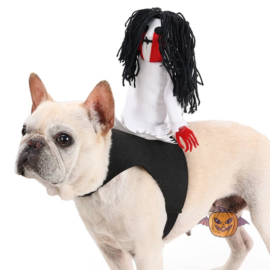 Knight Style Halloween Dog Costume Sadako Ghost Cosplay