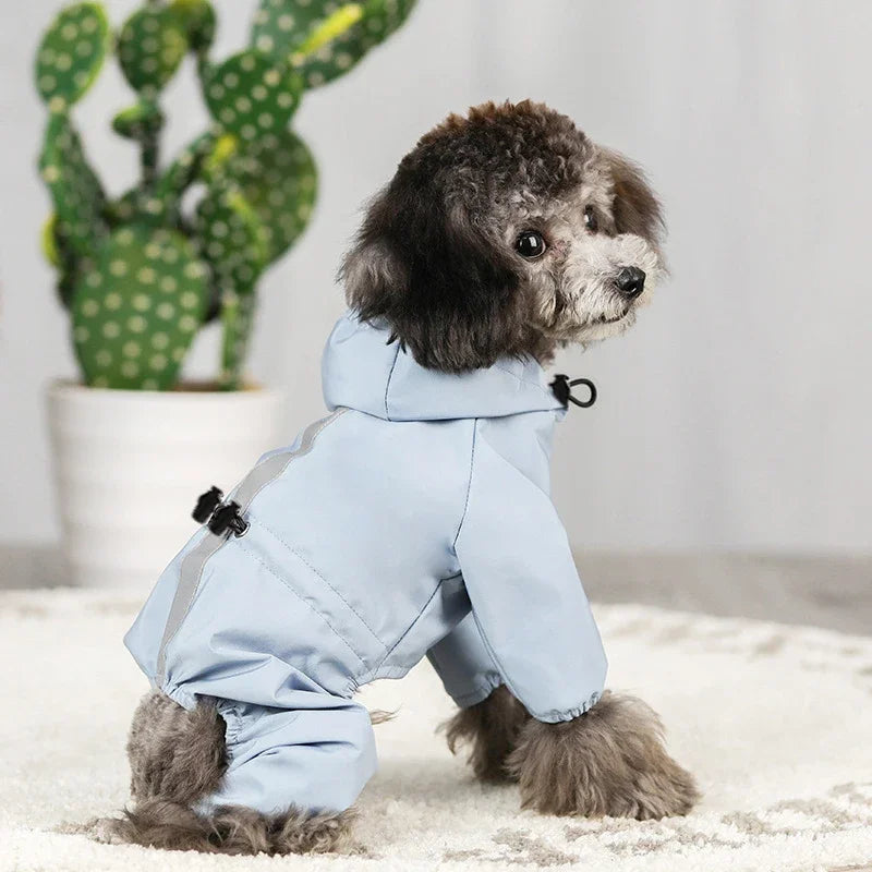 Four Legged Waterproof Raincoat For Spring And Summer Dog