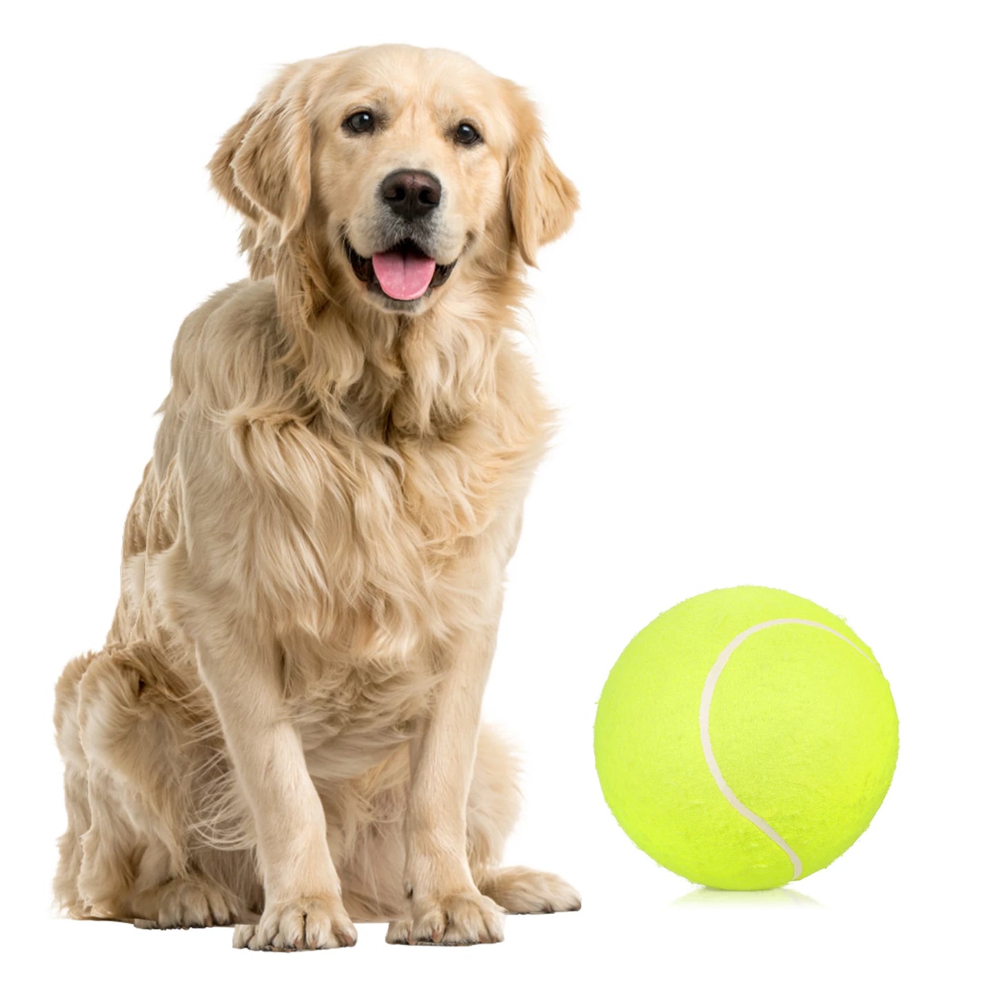 Oversize 9.5 Inch Giant Inflatable Tennis Ball for Pets