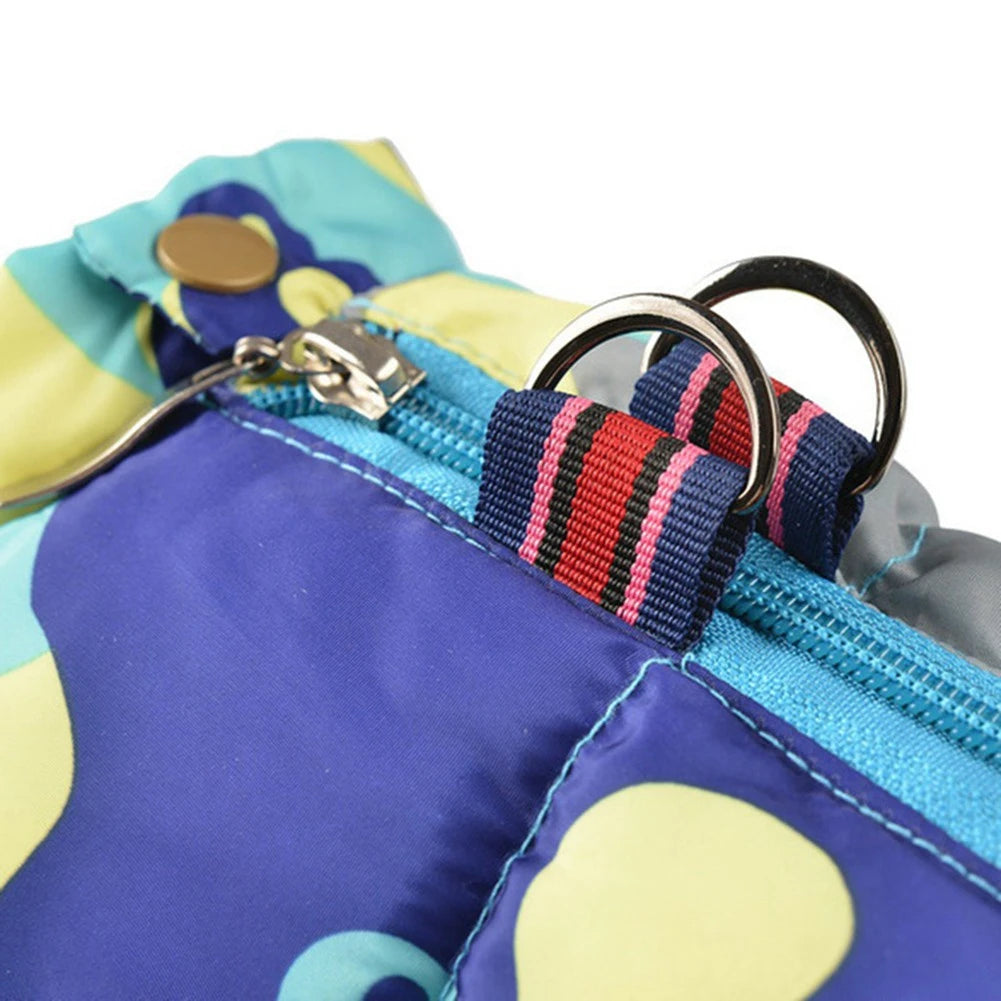 Autumn Winter Dog Padded Coat Reflective Waterproof Jacket