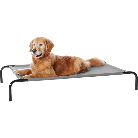 Amazon Basics Cooling Elevated Dog Bed With Metal Frame