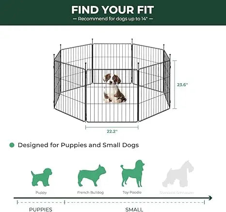 MiniPaws Unleashed Dog Playpen For Yard And RV Camping