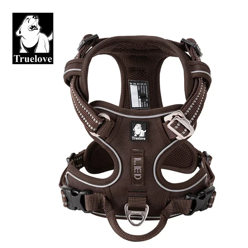 Truelove Explosionproof Dog Harness Camouflage Reflective Nylon Special Edition Upgrade TLH5653 Easy To Adjust