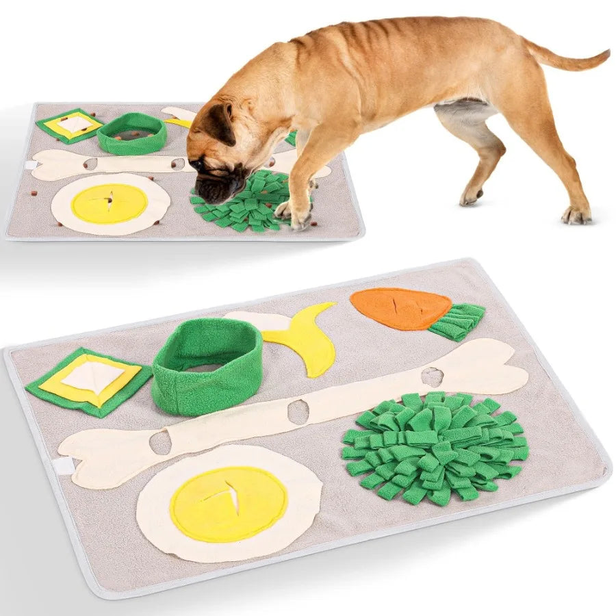 Snuffle Mat for Large Dogs 19x23 Indoors Keeps Pets Busy