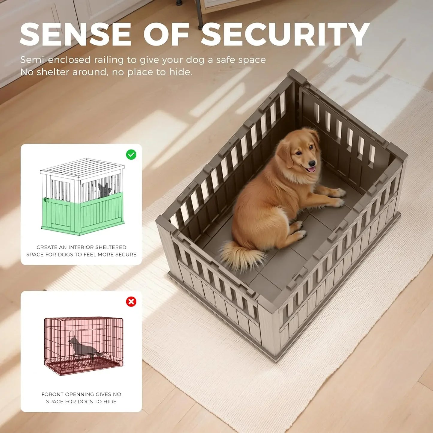 Lockable Dog Crate End Table For Small And Large Dogs