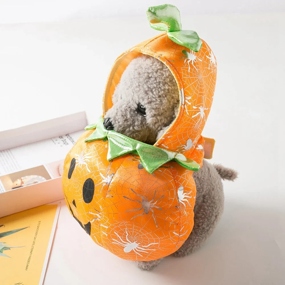 Funny Pumpkin Pet Coat for Halloween Dog Cat Costume Outfit