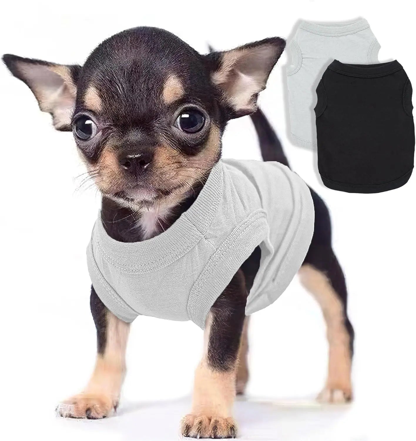 2 Pack Soft Dog Shirts For Small Dogs And Cats Lightweight