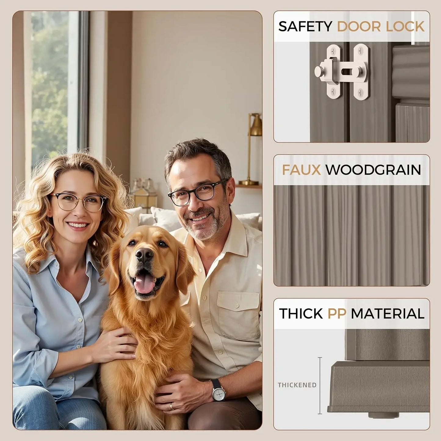 Lockable Dog Crate End Table For Small And Large Dogs