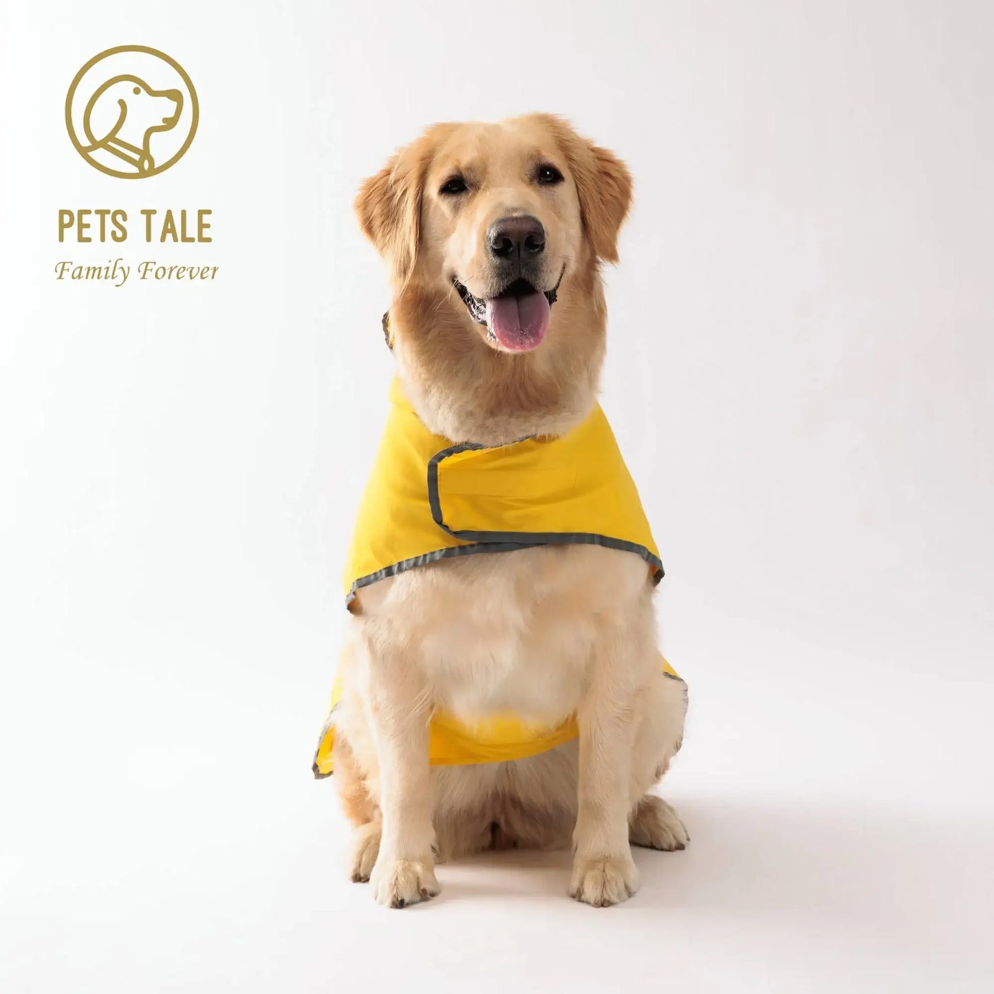 All Weather Dog Raincoat Dual Sided Waterproof Coat Velcro
