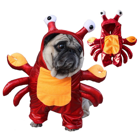 Funny Dog Cosplay Clothes For Pets Halloween Costume