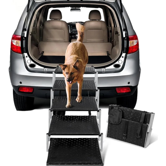 Large Dog Ramp Portable Car SUV Truck Steps Up To 200 Lbs