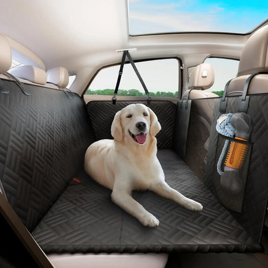 Dog Car Seat Cover Back Seat Extender Waterproof 400 Pounds