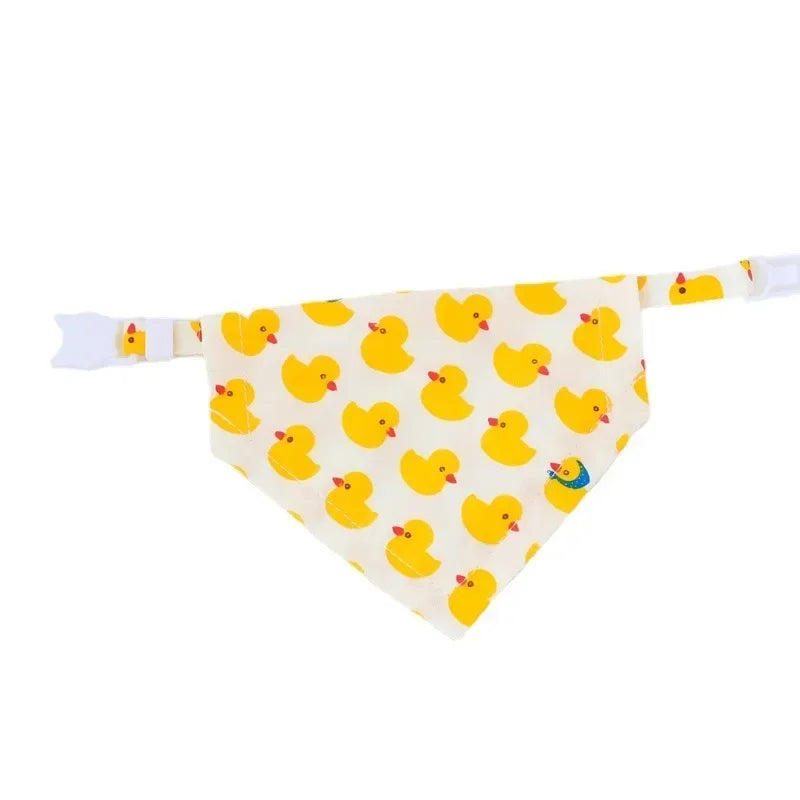 Fruit Printing Bandanas For Dogs And Cats Triangle Adjustable Scarf Pet Dog Puppy Grooming Accessories