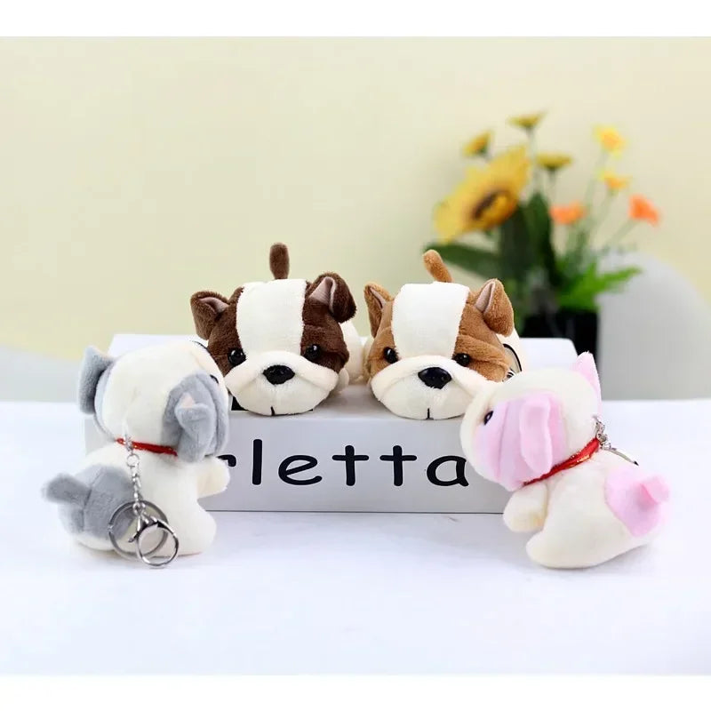 Plush Dog Toys Mini Dog Shape Bite Resistant Chew Toys