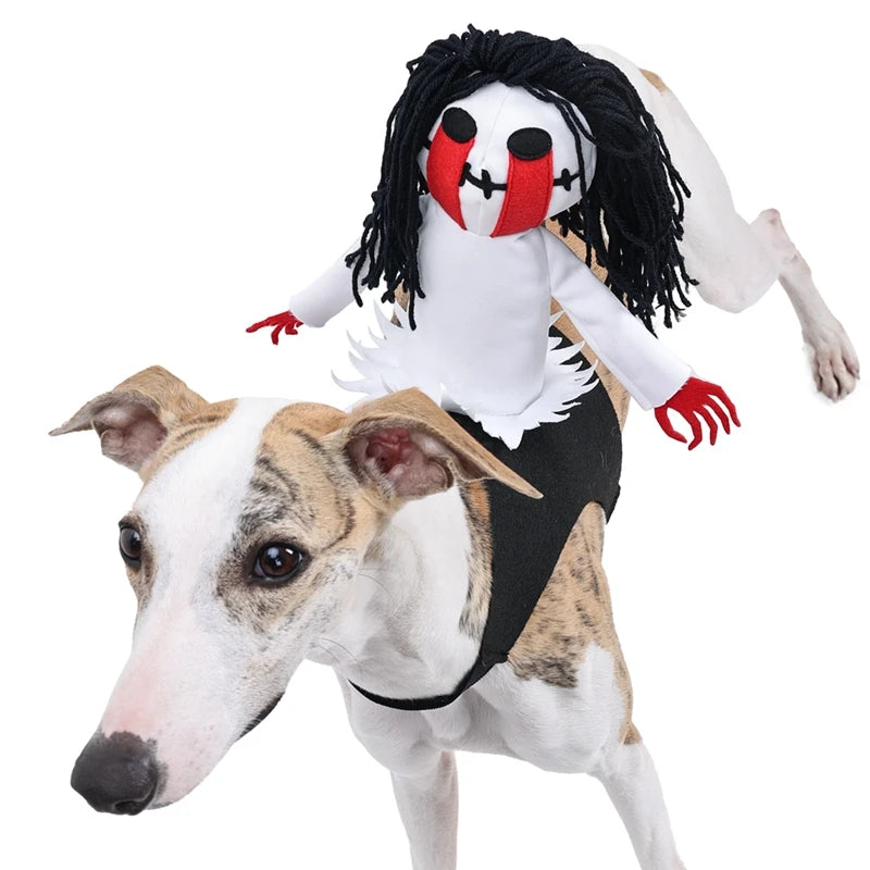 Knight Style Halloween Dog Costume Sadako Ghost Cosplay