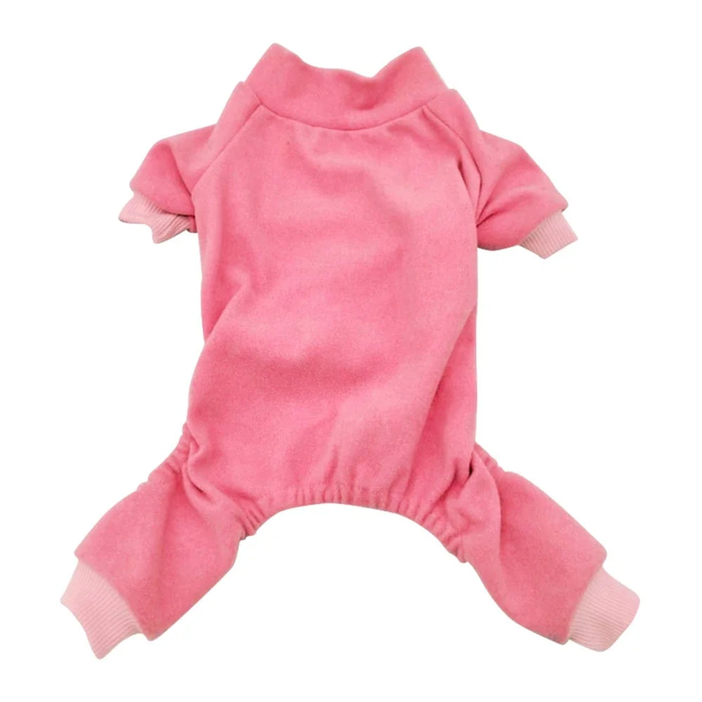 Winter Fleece Dog Pajamas For Small Medium Dogs And Cats