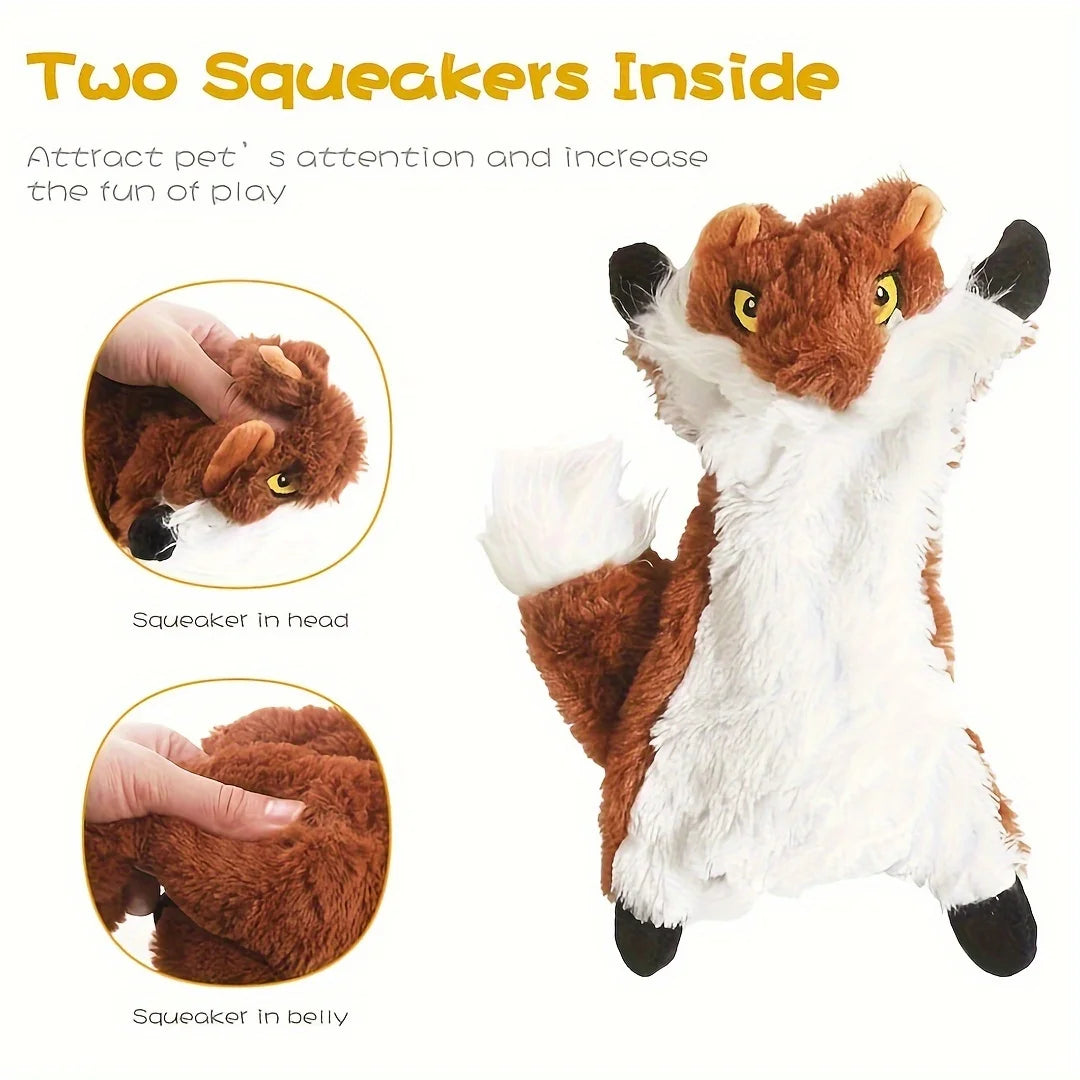 Squeaky Plush Dog Toy Durable Chew For All Breeds Gift