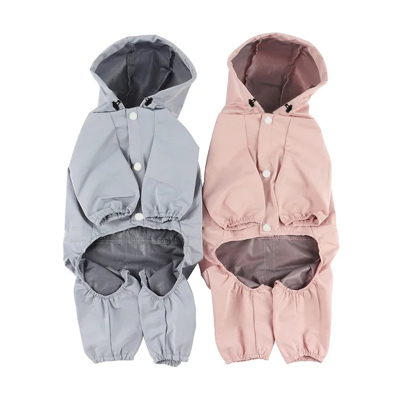Four Legged Waterproof Raincoat For Spring And Summer Dog