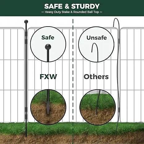 MiniPaws Unleashed Dog Playpen For Yard And RV Camping