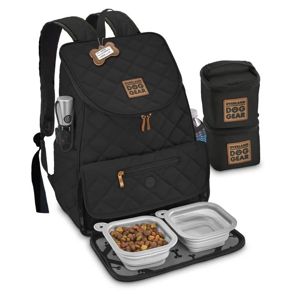 Pet Travel Backpack Organized Luggage for Small Dogs Spacious Design Comfortable Straps Easy Access for Toys Food Water Leash and Waste Bags
