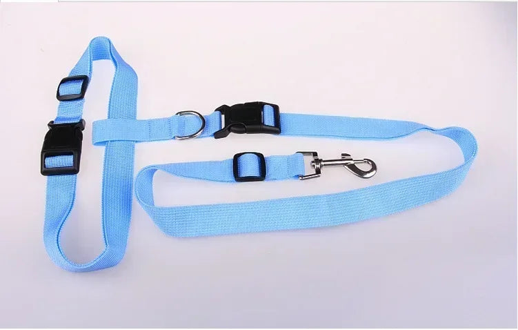 Adjustable Belt Traction Walking Pet Lead with Free Rope for Cats and Dogs - Jogging Supplies and Leash