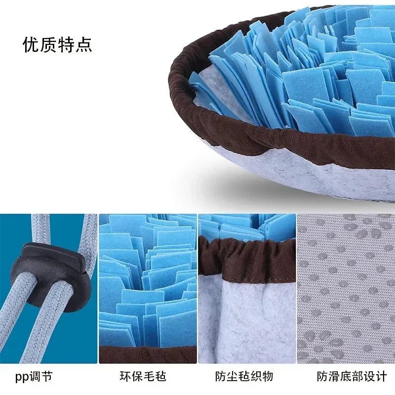 Dogs Snuffle Mat Nose Work Toy for Slow Feeding Training