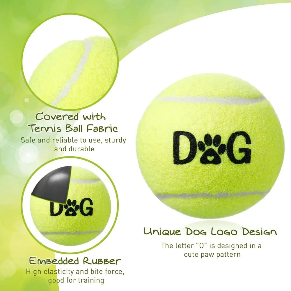 40 Pack 2.5 Inch Tennis Balls Dog Toys With Carry Bags