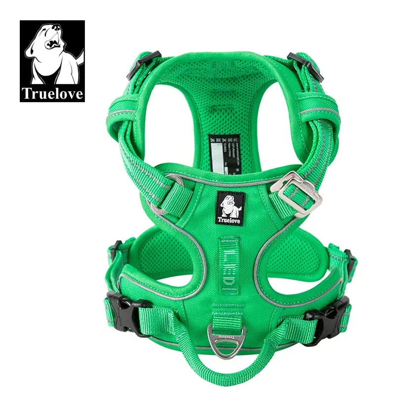 Truelove Explosionproof Dog Harness Camouflage Reflective Nylon Special Edition Upgrade TLH5653 Easy To Adjust