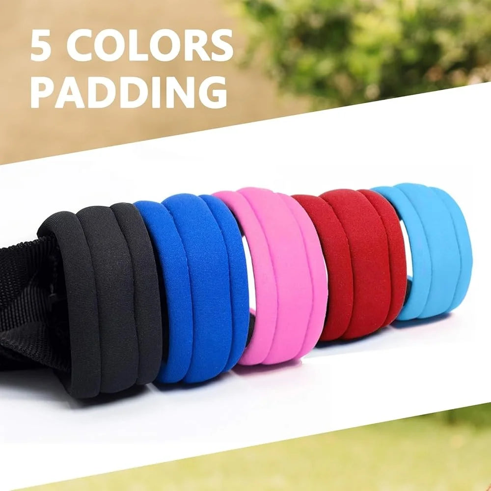 Padded Dog Head Collar Adjustable No Pull Harness Durable Nylon Strap Better Control for All Dog Sizes