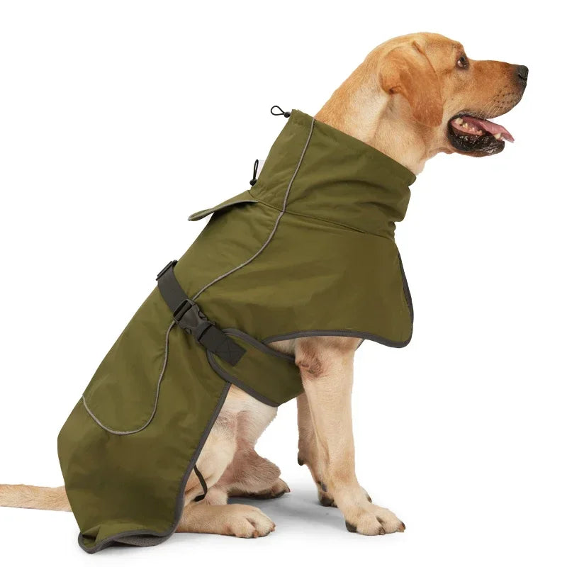 Winter Warm Dog Coat Waterproof Vest Jacket for Large Dogs