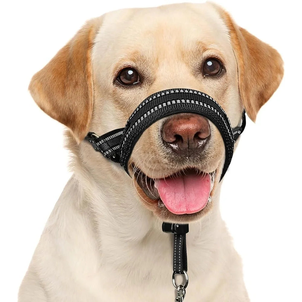 Soft Dog Head Collar No Pull Adjustable Training Halter Padded Safety Nose Leash Reflective Durable Head Harness for Medium Large Dogs