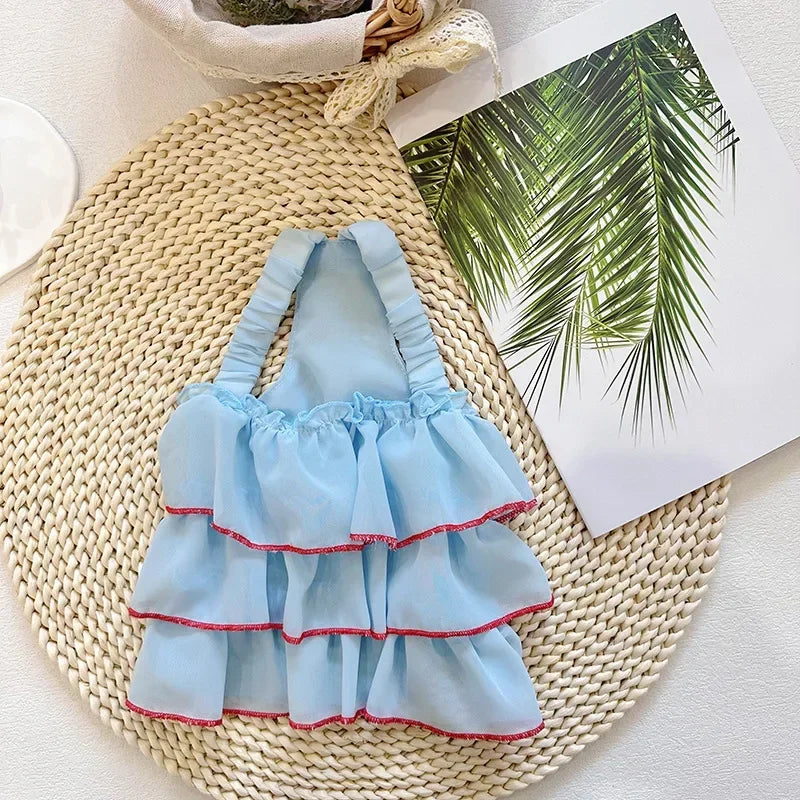 Dog Summer Dress Princess Style Pet Skirt Outfit For Dogs