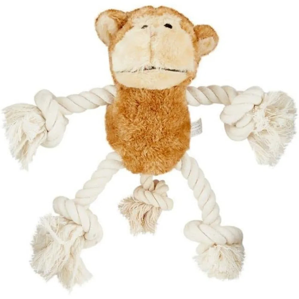 Spot Mop Pets Dog Toys Monkey Three Pack Durable Safe Fun