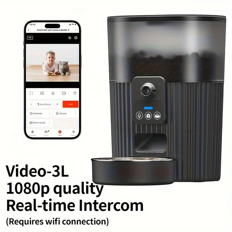 Papifeed Smart Cat And Dog Automatic Feeder With WiFi Remote